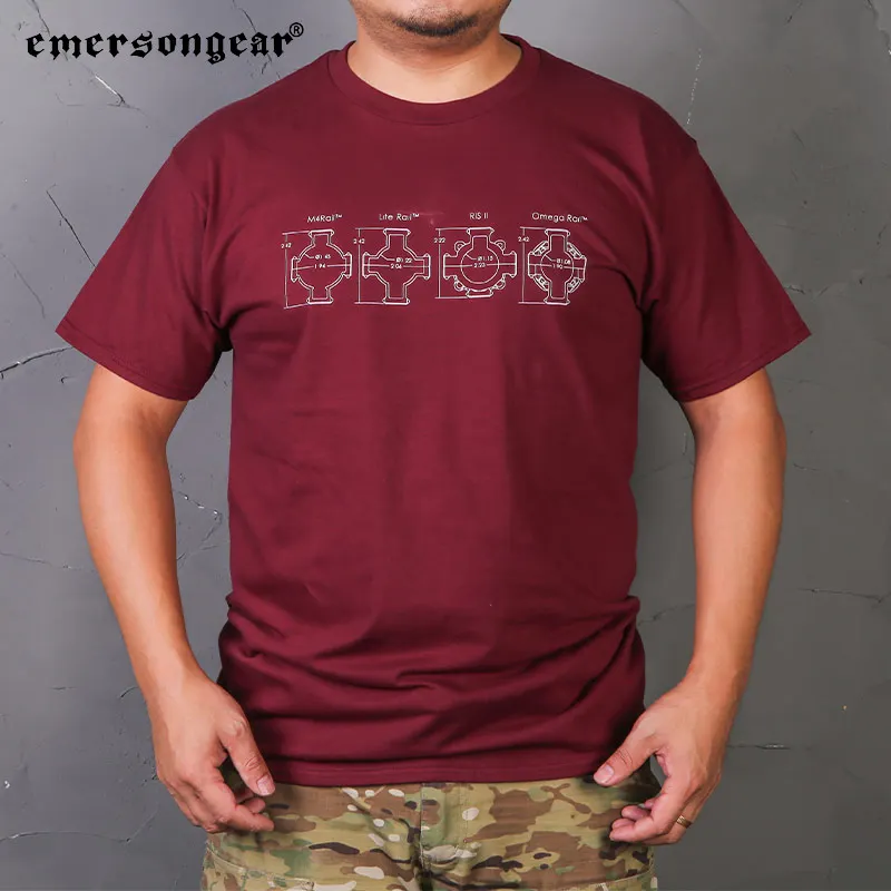Outdoor Hunting T Shirts - Emersongear ยุทธวิธีวัฒนธรรมเสื้อยืด Bundle-TYPE B เสื้อสั้นกีฬา Casual