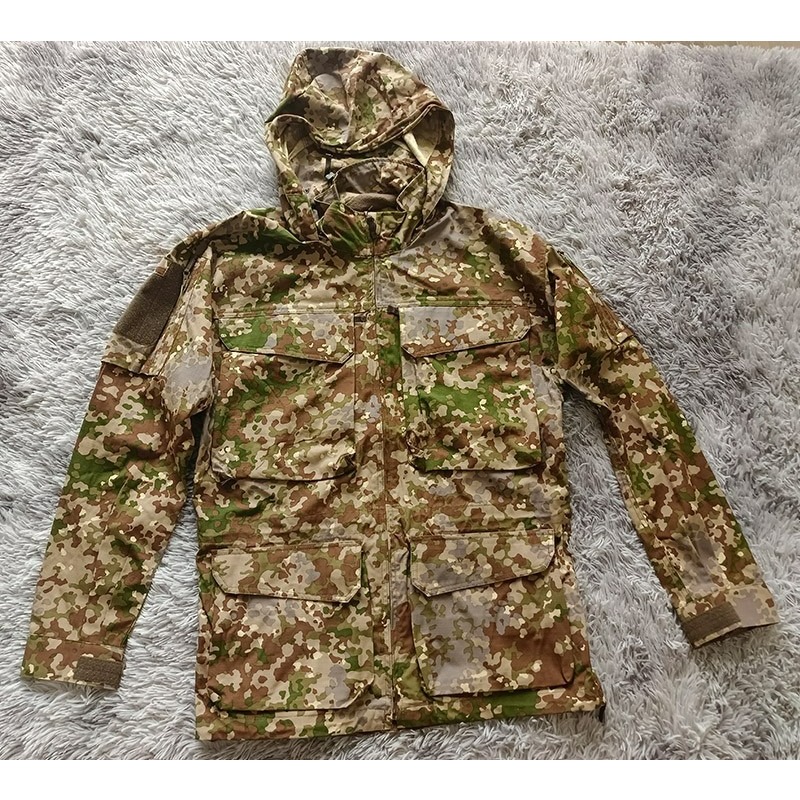 Outdoor Hunting Coat - เสื้อแจ็คเก็ตยุทธวิธีสำหรับผู้ชาย ทรงหลวม สวมใส่สบาย มีกระเป๋าหลายช่อง เหมาะสำหรับกิจกรรมกลางแจ้ง ปั่นจักรยาน