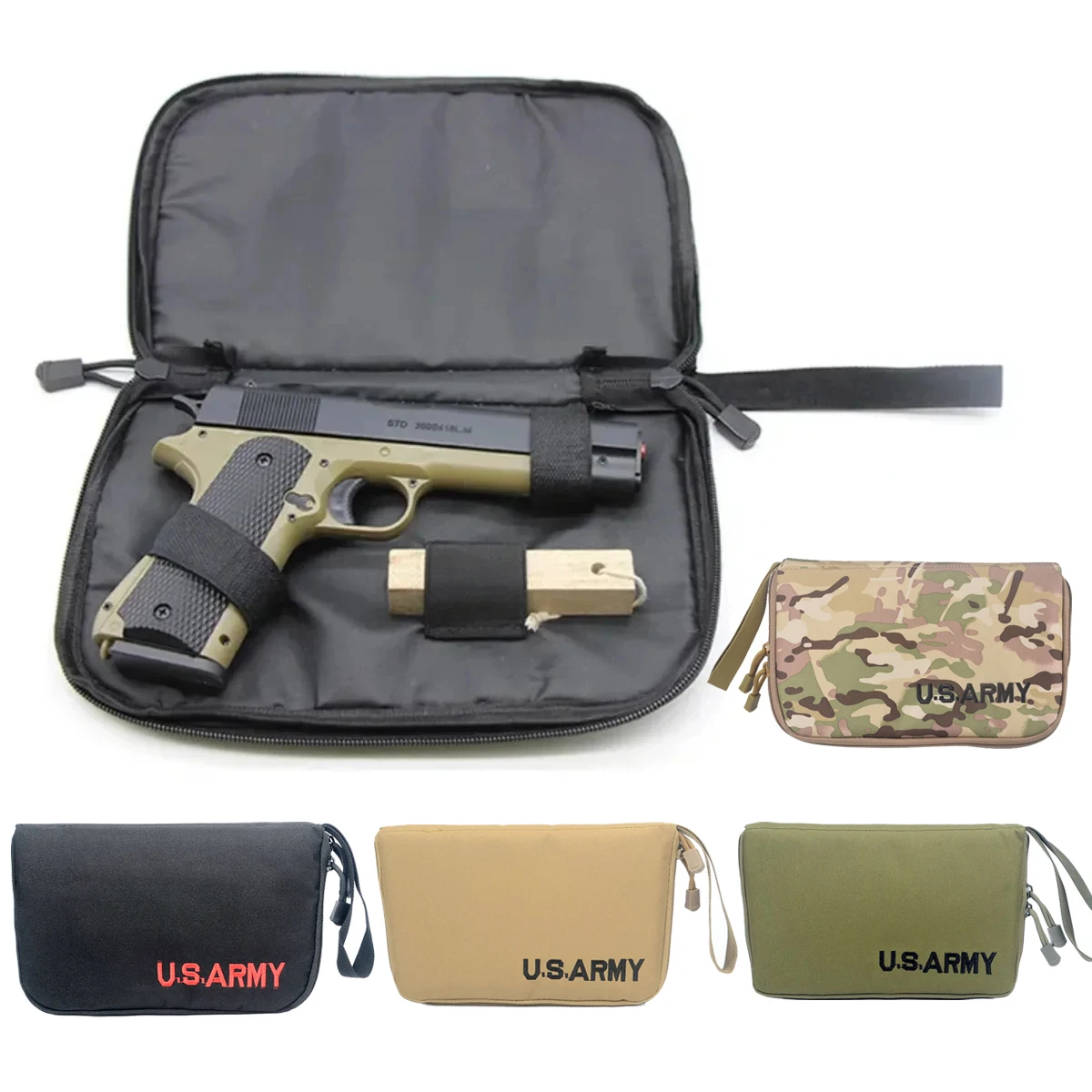 Outdoor Hunting Magazines - กระเป๋าพกพาปืนพกแบบซ่อน กระเป๋าใส่ปืนพกแบบพกพา ใส่ได้กับ 1911 G17 G19