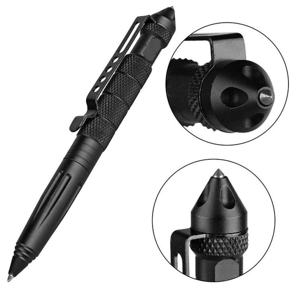 Tactical Pen Tool - โลหะคุณภาพสูงทหารยุทธวิธีปากกาโรงเรียนนักเรียนปากกาลูกลื่นปากกาฉุกเฉิน Glass Breaker Self Defense EDC