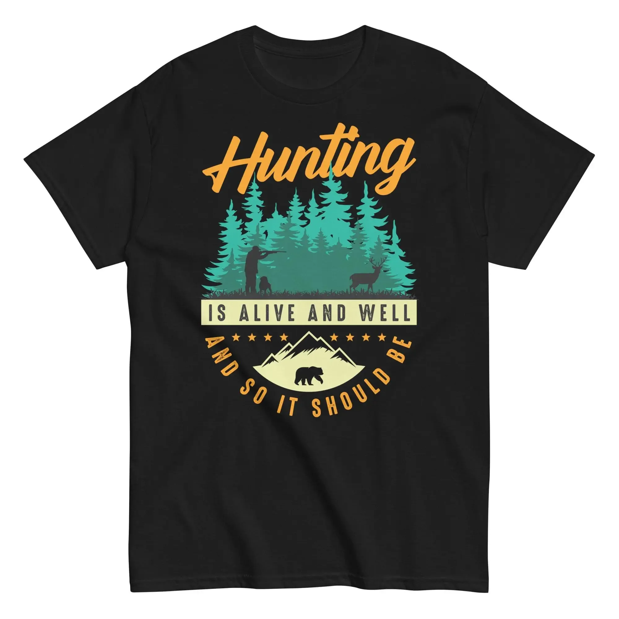 Wildman Hunting & Outdoor Vanderbijlpark - ฉันควรจะเป็นนักล่า ทีเชิ้ตลายกวางและหมูป่าสำหรับนักล่าสัตว์