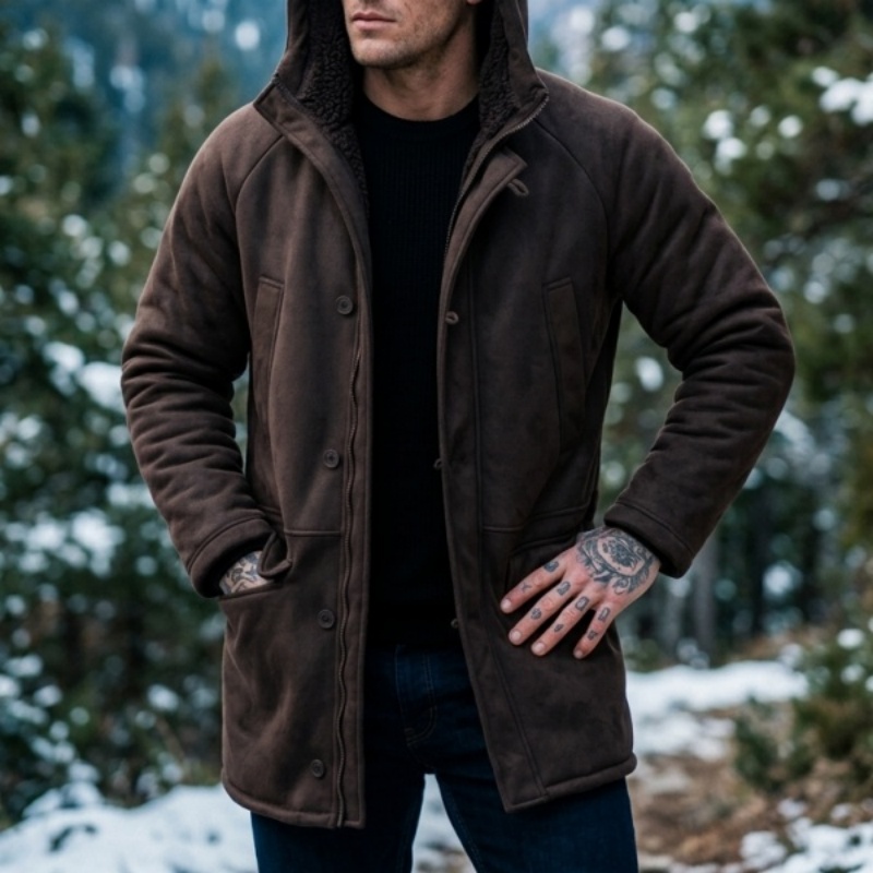 เสื้อแจ็คเก็ตฤดูหนาวบุขนเทียมม - Outdoor Hunting Coat บทวิจารณ์และราคา