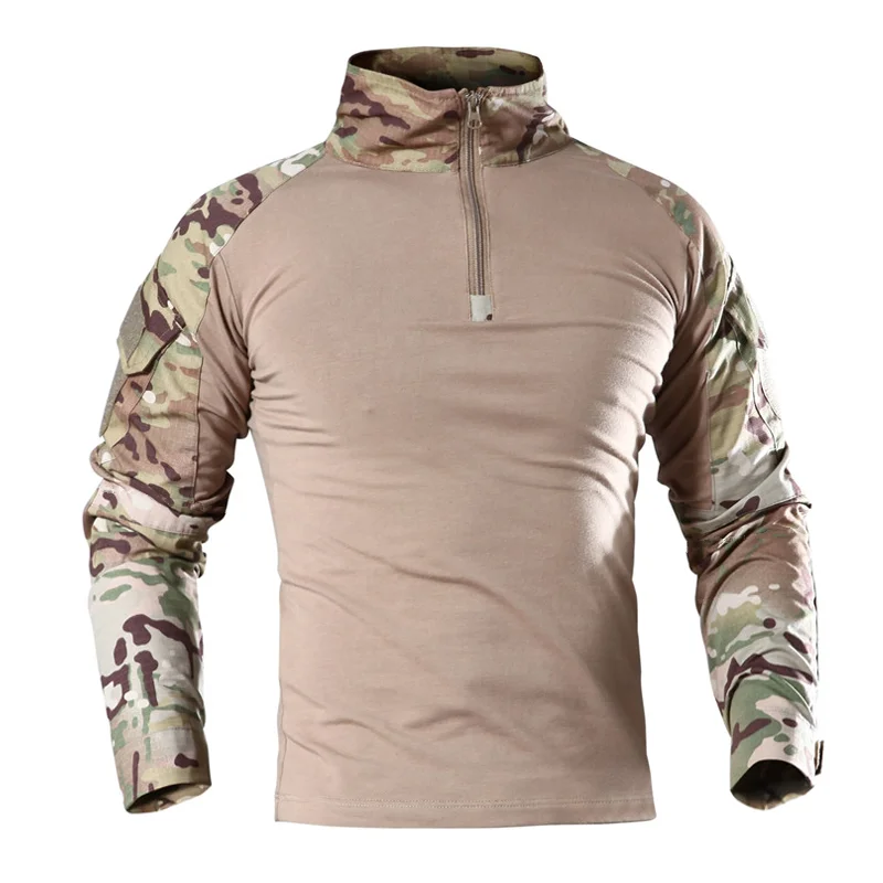 กลางแจ้งยุทธวิธีเดินป่าเสื้อยื - Outdoor Hunting T Shirts บทวิจารณ์และราคา