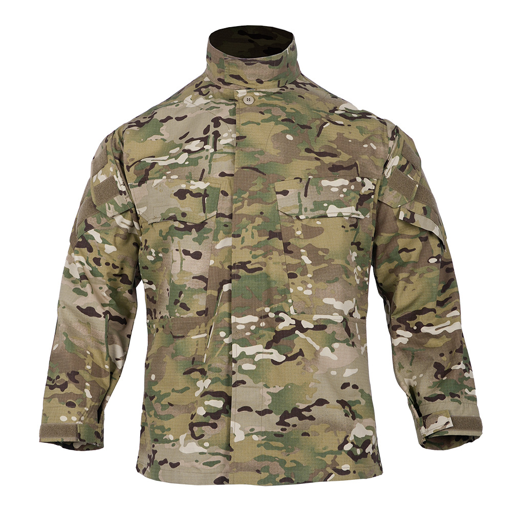เสื้อโค้ทกันลมแขนยาวลายพรางสำห - Outdoor Hunting Coat บทวิจารณ์และราคา