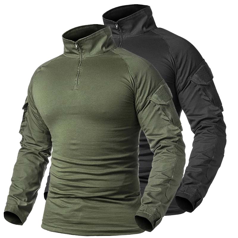 กลางแจ้งยุทธวิธีเสื้อผู้ชายเสื - Outdoor Hunting T Shirts บทวิจารณ์และราคา