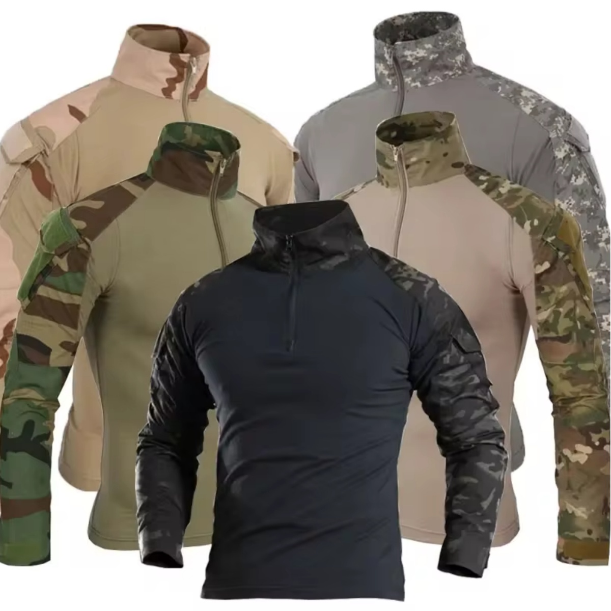 เสื้อยืดเดินป่ากลางแจ้งสำหรับผ - Outdoor Hunting T Shirts บทวิจารณ์และราคา