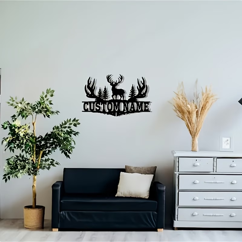งานศิลปะติดผนังโลหะรูปเขากวางส - Hunting Outdoor Christmas Decorations บทวิจารณ์และราคา
