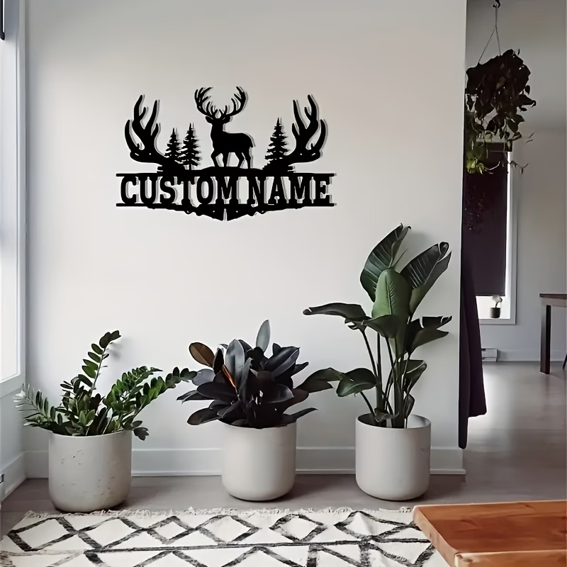 งานศิลปะติดผนังโลหะรูปเขากวางส - Hunting Outdoor Christmas Decorations บทวิจารณ์และราคา