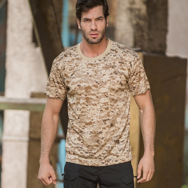 เสื้อยืดผู้ชายสำหรับเล่นกีฬากล - Outdoor Hunting T Shirts บทวิจารณ์และราคา