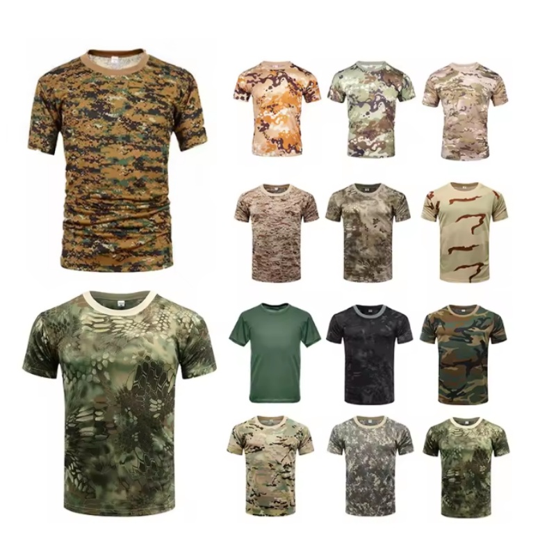 เสื้อยืดผู้ชายสำหรับเล่นกีฬากล - Outdoor Hunting T Shirts บทวิจารณ์และราคา