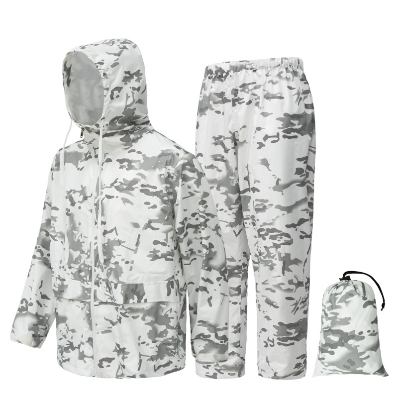 ชุดกันฝนสำหรับล่าสัตว์กลางแจ้ง - Outdoor Hunting Coat บทวิจารณ์และราคา