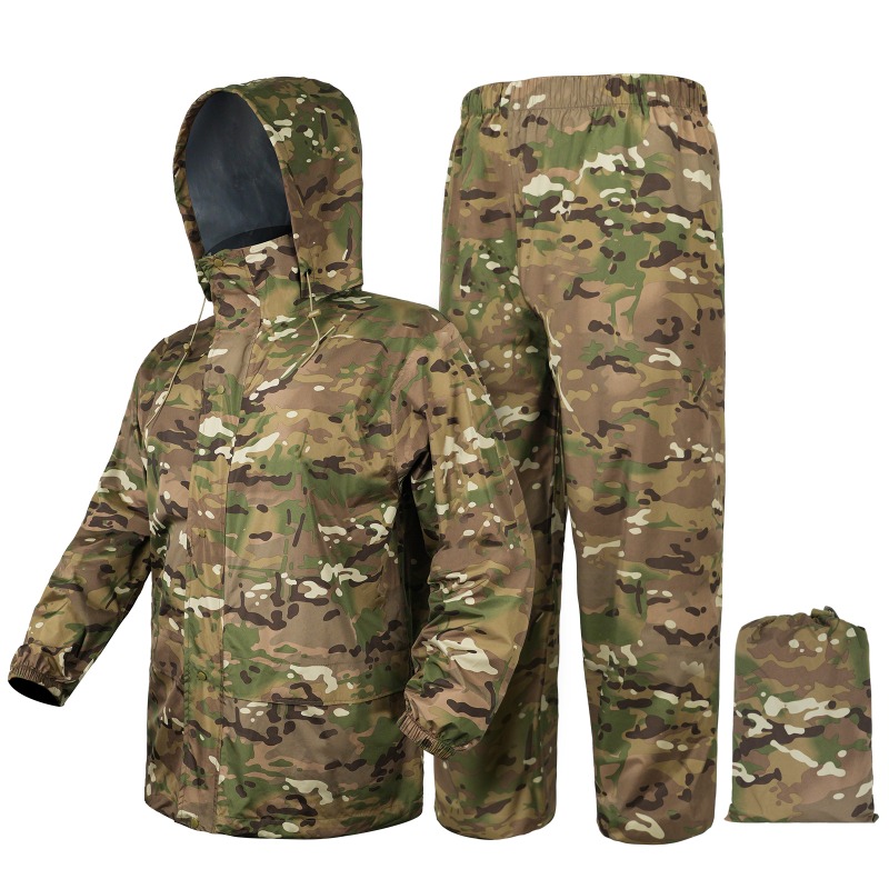 ชุดกันฝนสำหรับล่าสัตว์กลางแจ้ง - Outdoor Hunting Coat บทวิจารณ์และราคา