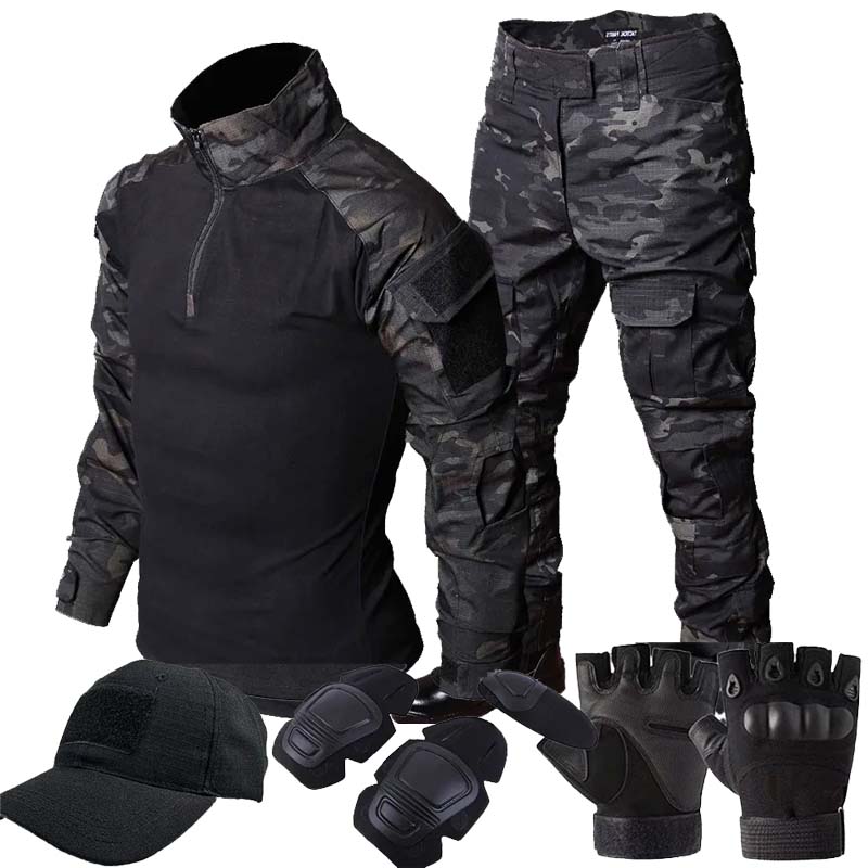 ชุดยุทธวิธีลายพราง RU ชุดกลางแ - Outdoor Hunting T Shirts บทวิจารณ์และราคา